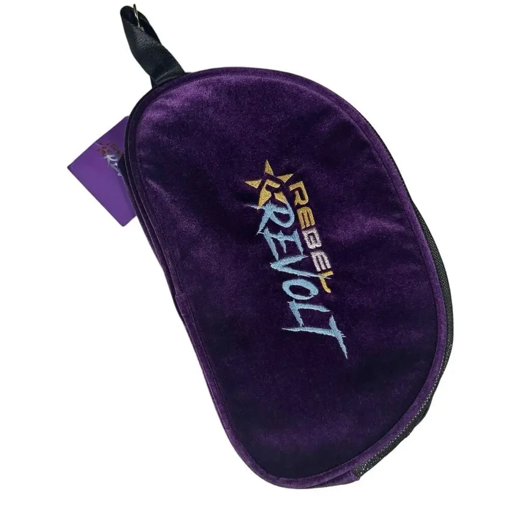 Rebel Revolt Cheerleading Athletics Mini Bag Insert Shoes Holder Purple Velvet